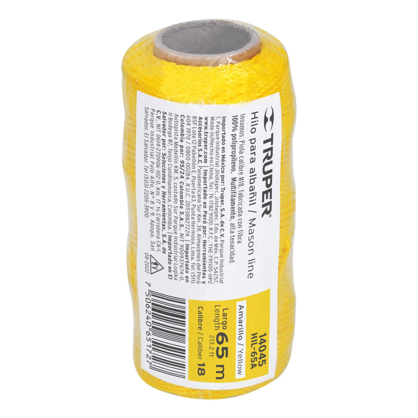 Hilo para albañil amarillo 65 m