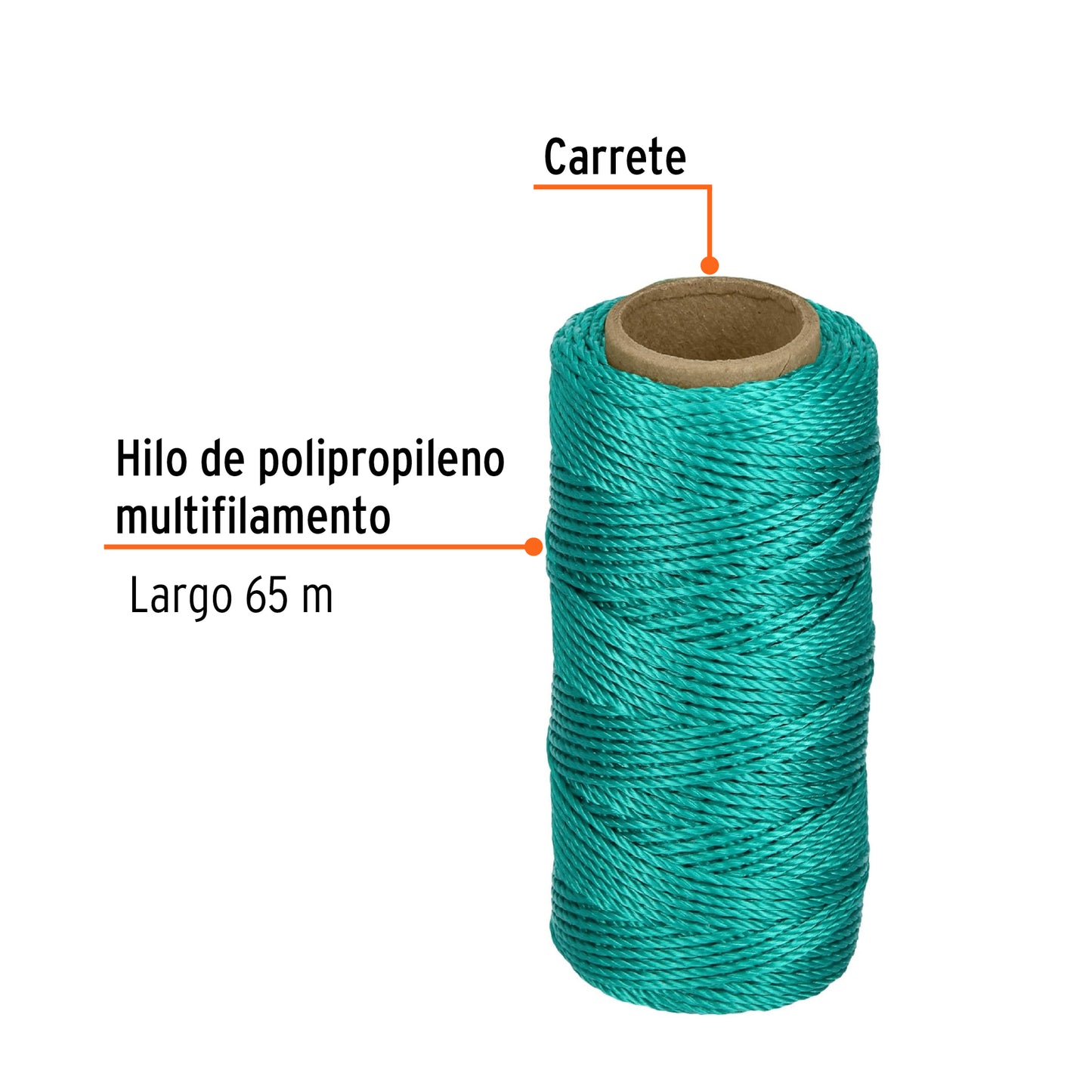 Hilo para albañil verde 65 m