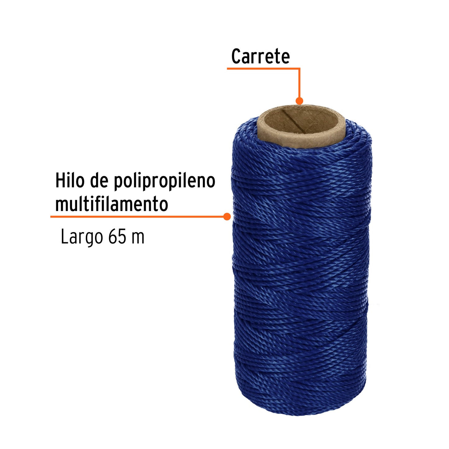 Hilo para albañil azul 65 m