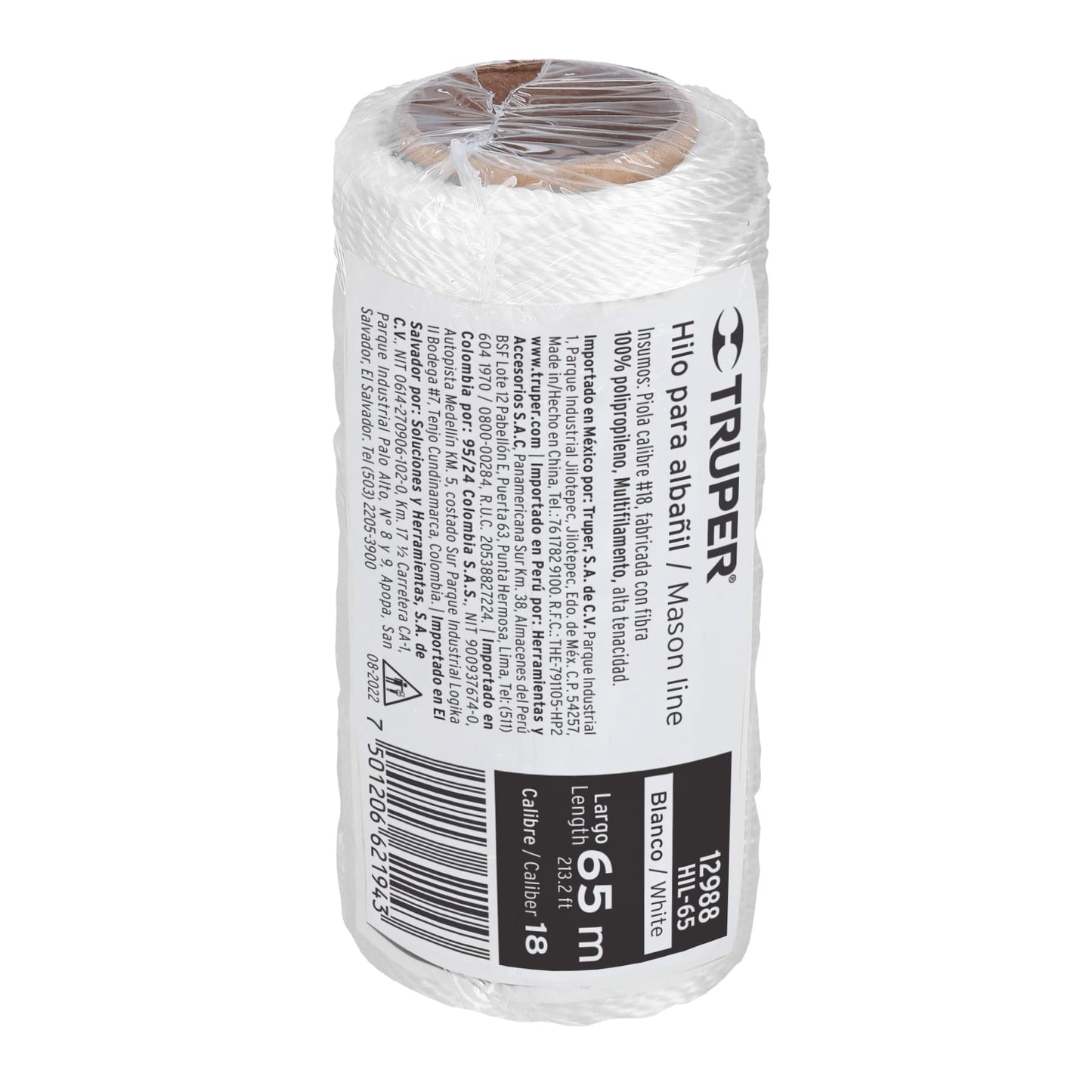 Hilo para albañil blanco 65 m
