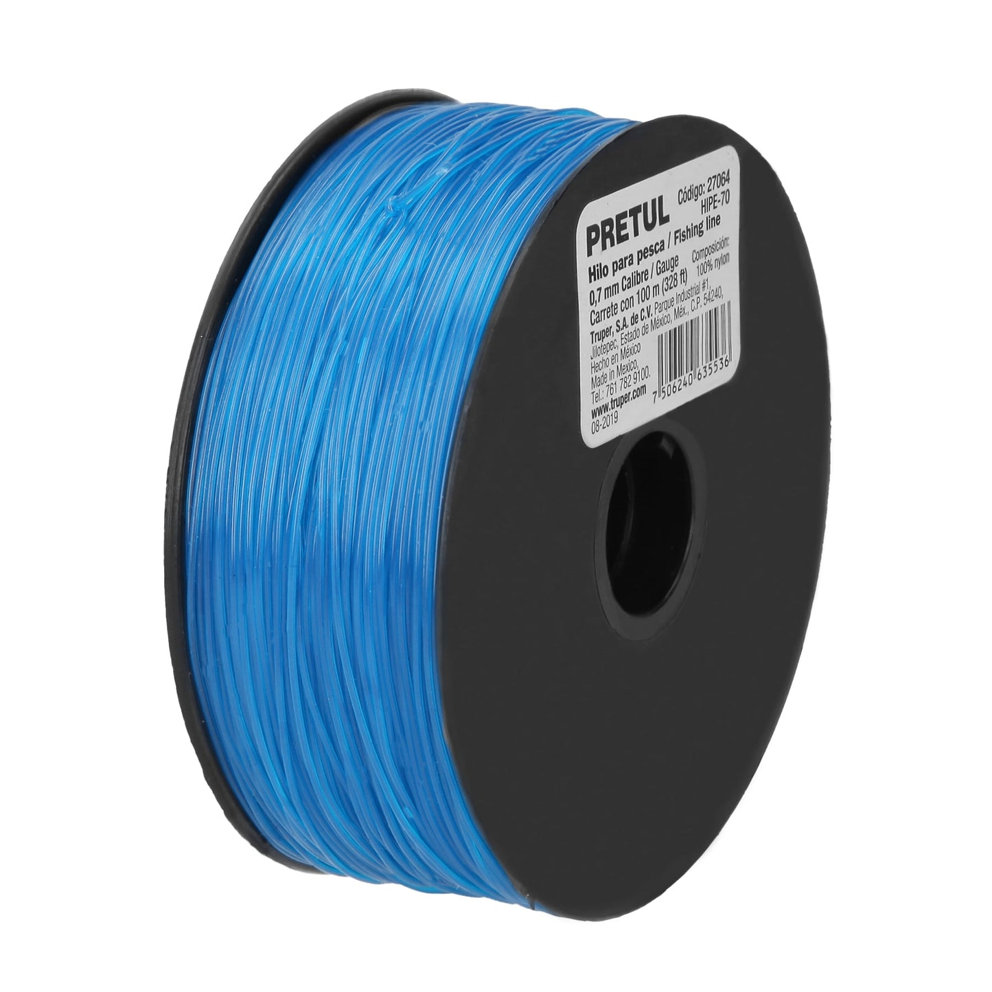 Hilo de pesca azul 0.70 mm