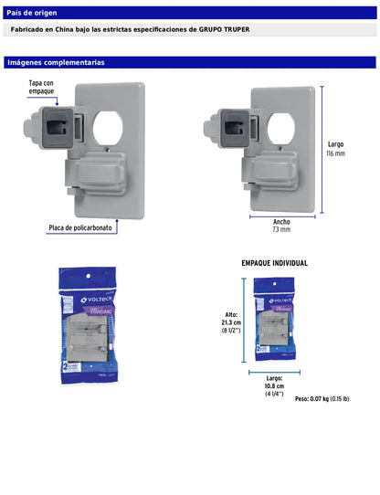 Placa dúplex de policarbonato para intemperie de línea Standard