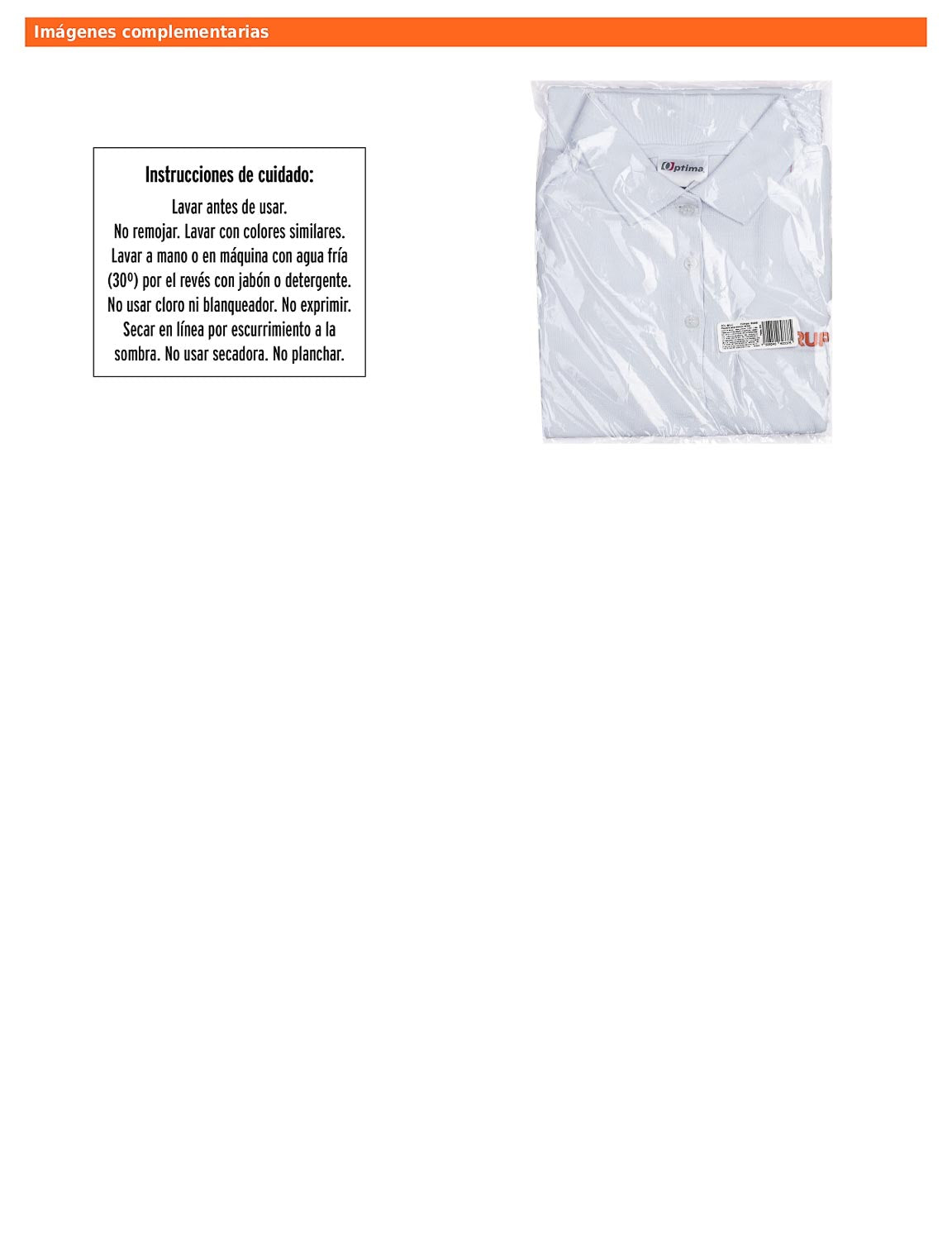 Playera polo para mujer color blanco en talla CH con tejido piqué