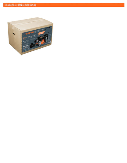 Podadora a gasolina de 6 HP con corte de 22 pulgadas