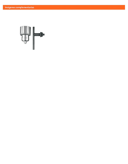 Broquero 3/8" con llave cuerpo estriado TRUPER EXPERT