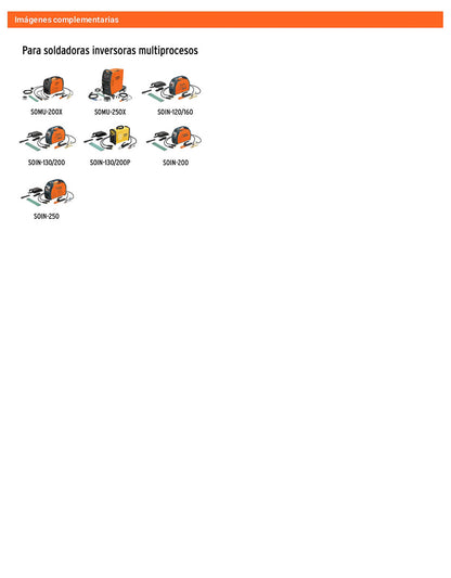 Antorcha TIG con conector 1/2