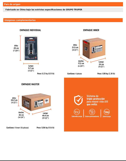 Batería de ion litio de 12 V con capacidad de 2 Ah