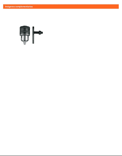 Broquero 3/8" con llave cuerpo moleteado PRETUL