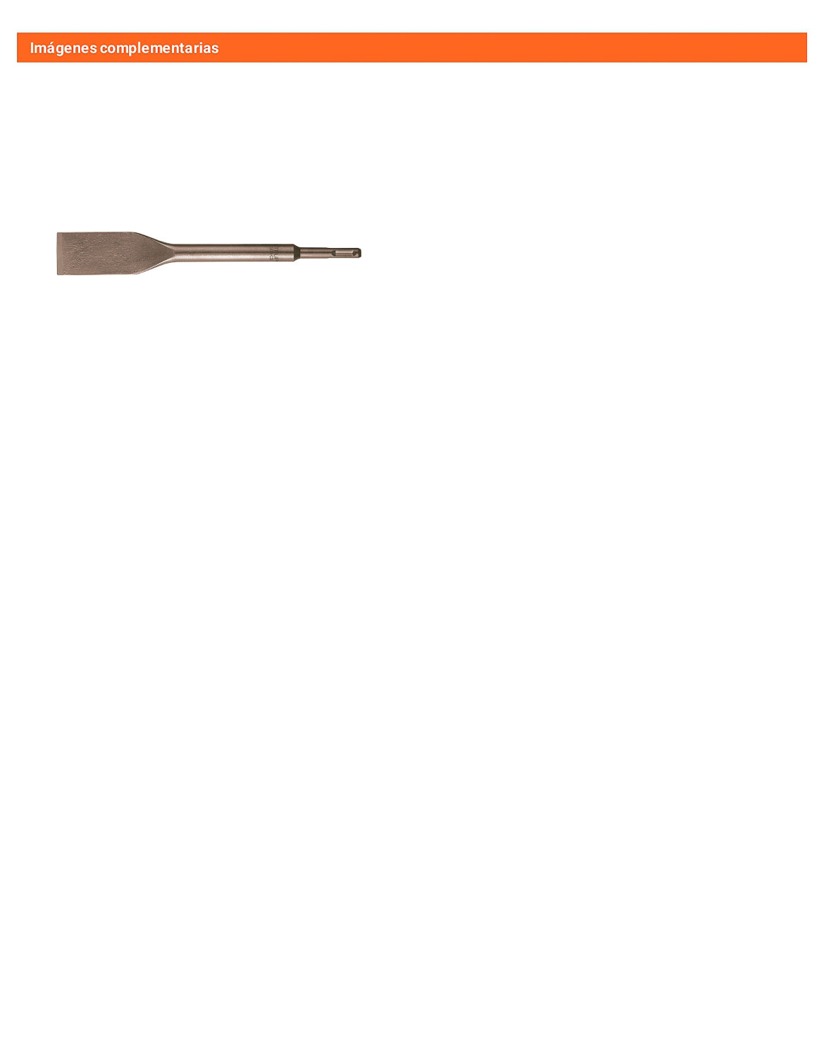 Cincel para azulejo SDS Plus de 1-1/2" x 10-1/2"