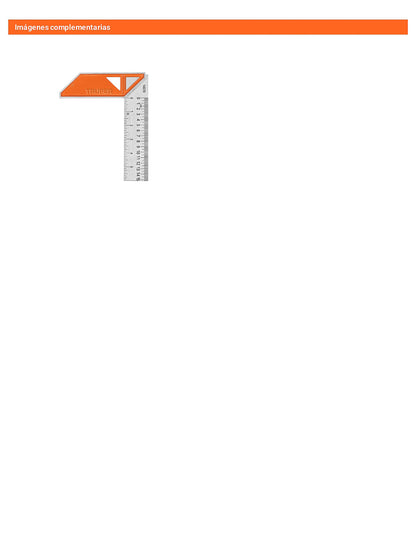 Escuadra de aluminio para carpintero 6