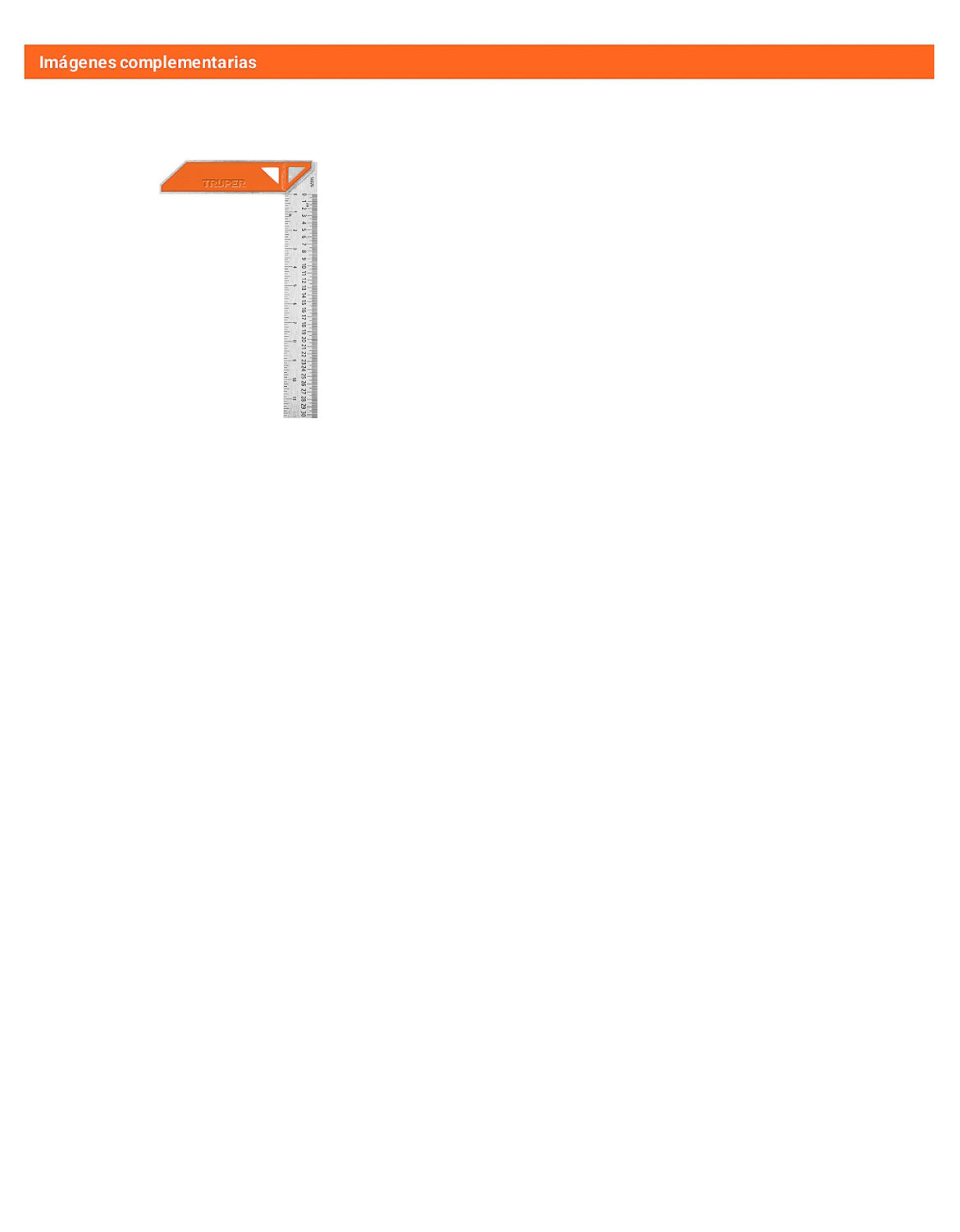 Escuadra de aluminio para carpintero 12