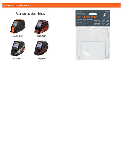 Bolsa con 2 micas para caretas CAREL-913A