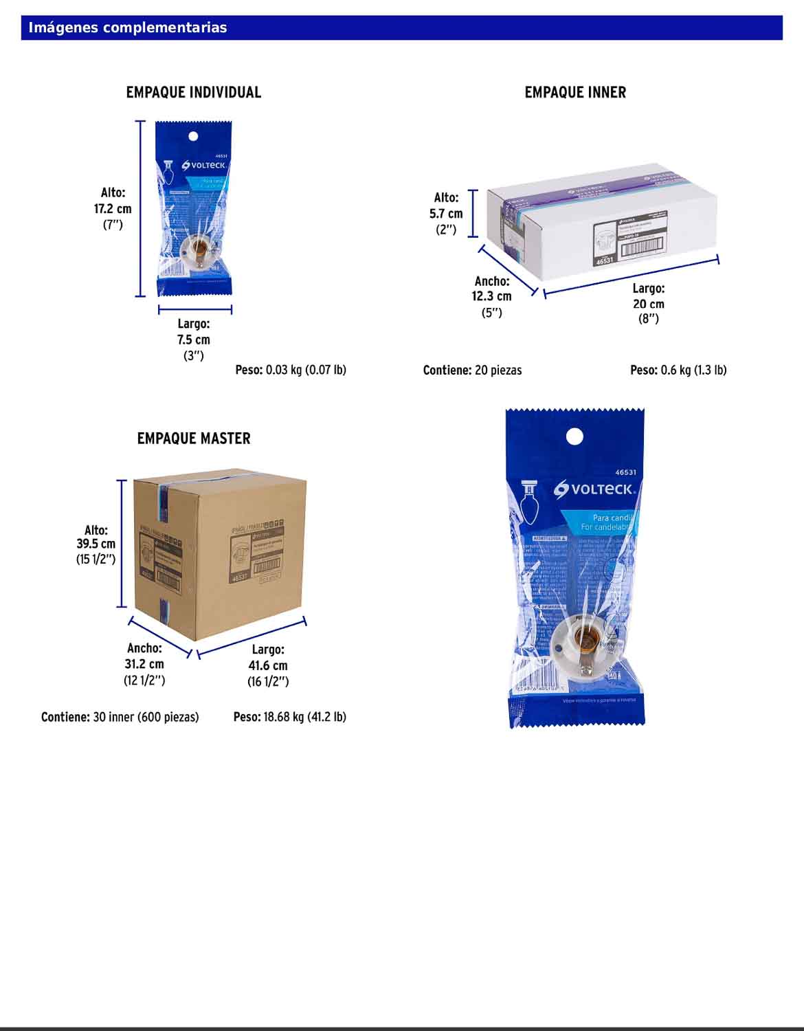 Portalámpara de porcelana para candil con base E12 y casquillo de aluminio