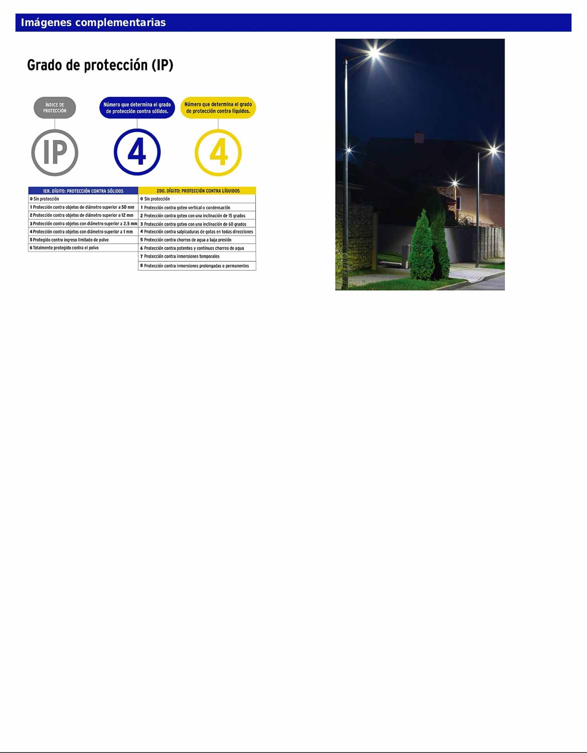 Luminario suburbano de ABS con foco LED de 30 W y sensor de luz