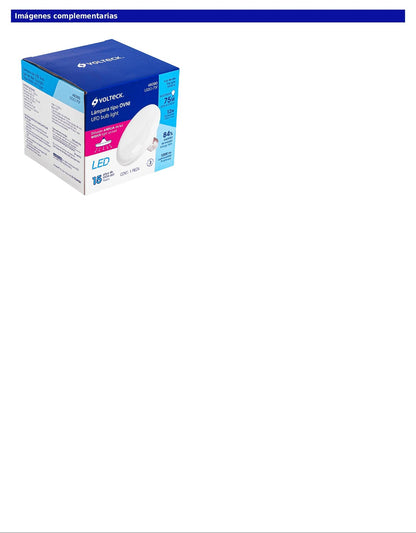 Lámpara LED tipo ovni de 12 W con luz de día