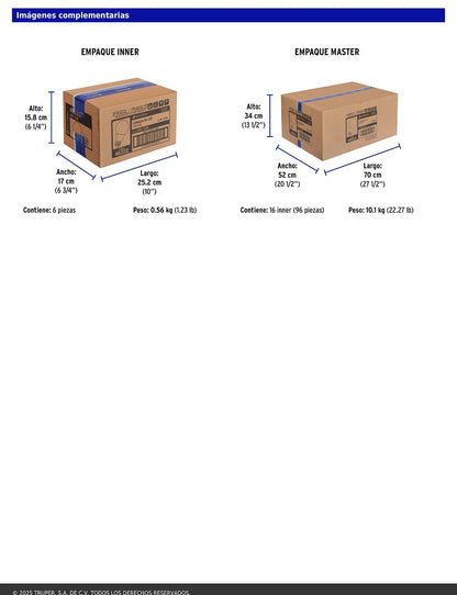 Foco LED 18W A25 6500K blanca fría 1900 lm