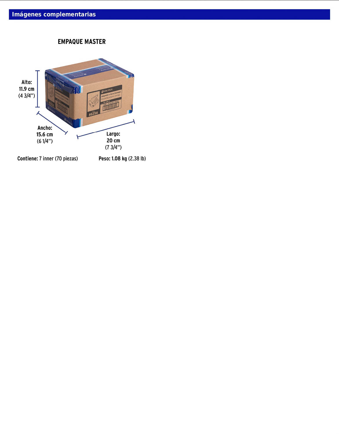 Adaptador de 3 a 2 naranja con ojillo para tierra física