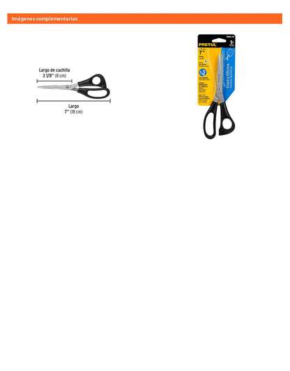 Tijera de acero inoxidable para office 7