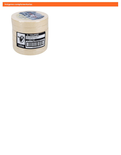 Cinta masking tape de 34 x 50