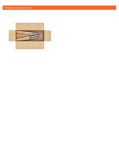 Tijera para ramas Classic con mangos de madera 70cm