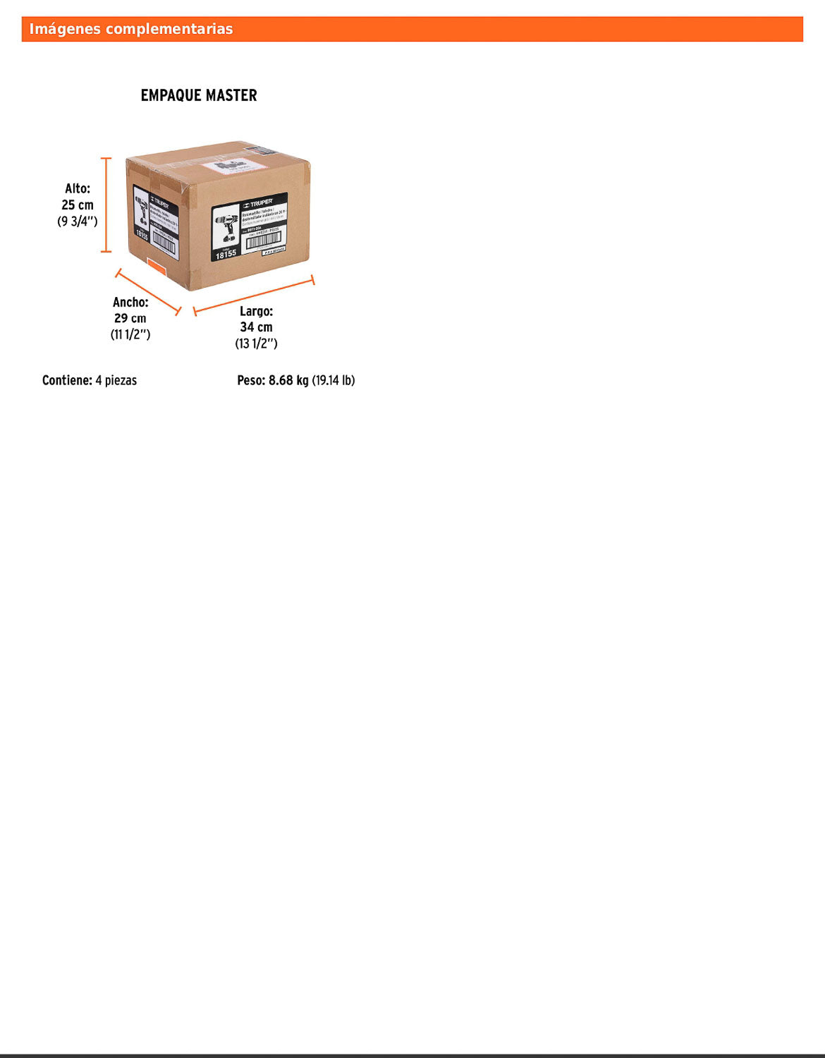 Rotomartillo inalámbrico de 1/2 in con batería 20 V y dos velocidades