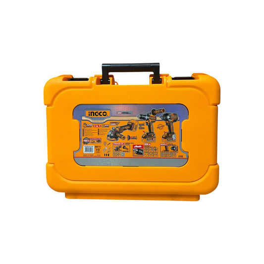 Combo Inalámbrico 20 V: Llave de Impacto, Taladro, Rotomartillo, Linterna y Mini Esmeril