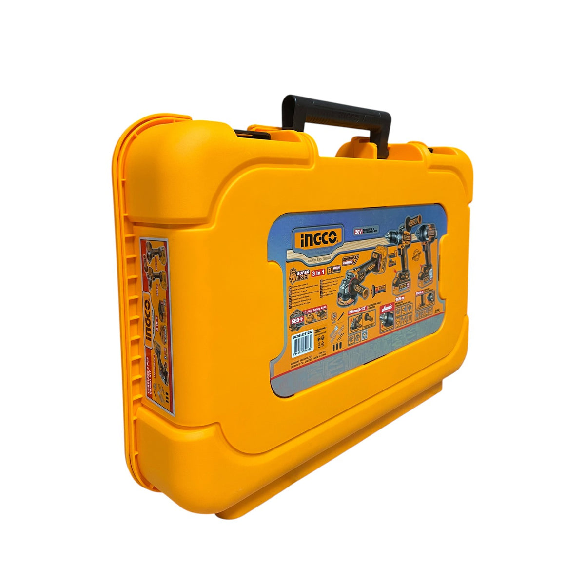 Combo Inalámbrico 20 V: Llave de Impacto, Taladro, Rotomartillo, Linterna y Mini Esmeril