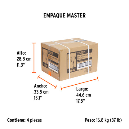Llave de impacto 1/2 pulg 900W 320 lb/ft - TRUPER INDUSTRIAL - SKU 11682