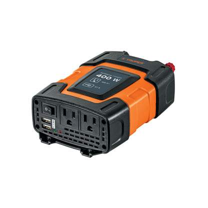 Inversor de corriente de 400 W con puertos USB