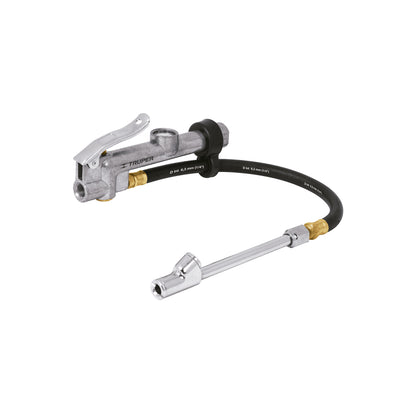Inflador calibrador de cabeza doble profesional