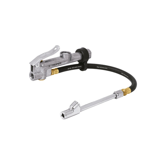 Inflador calibrador de cabeza doble profesional