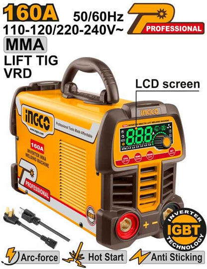 Soldador Inversor 160 A 110 V/220 V