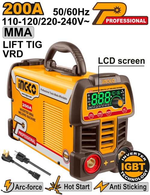 Soldador Inversor 200 A 110 V/220 V