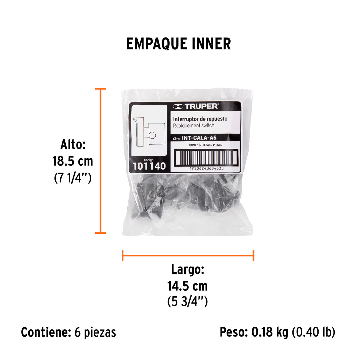 Interruptor para CALA-A5 - SKU 101140