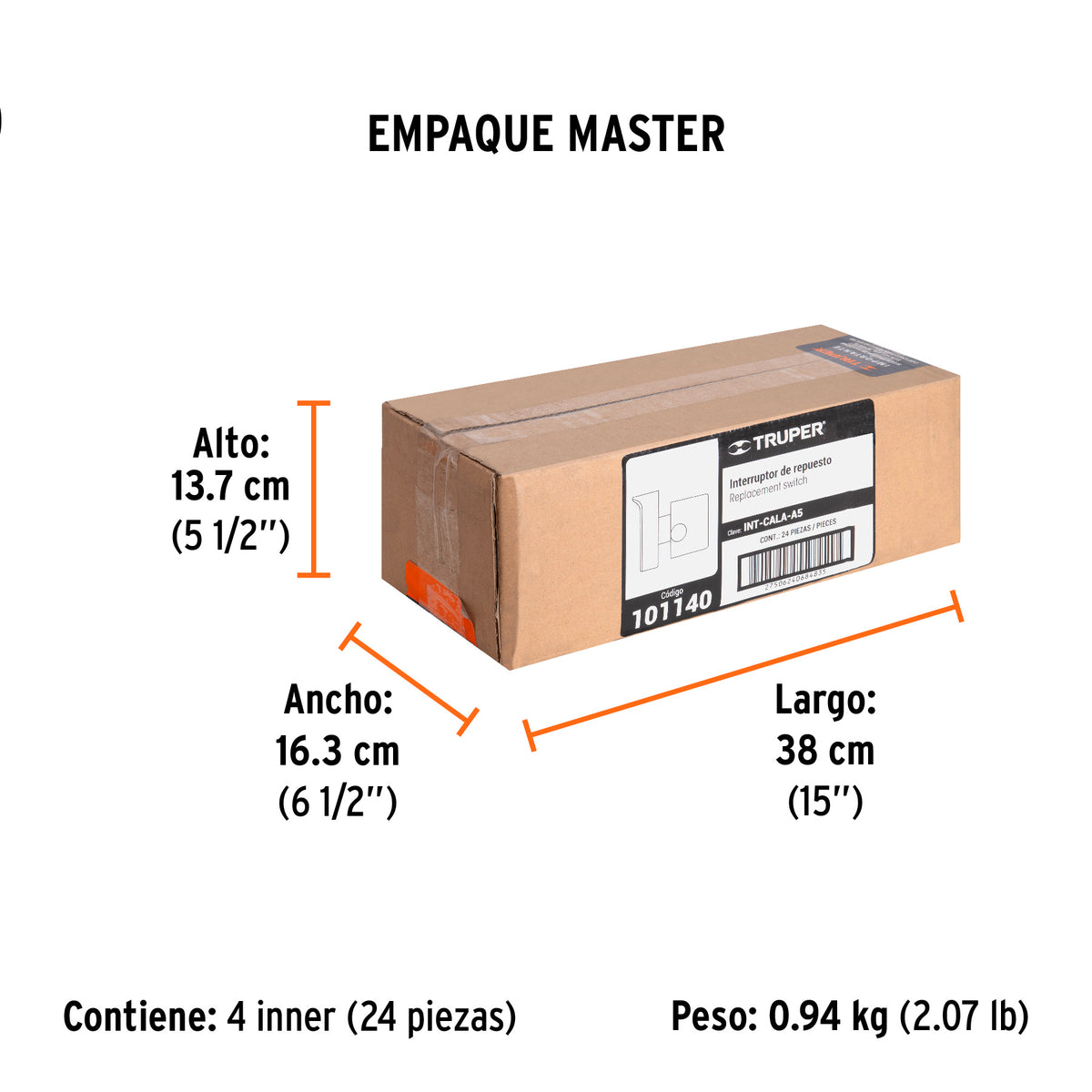 Interruptor para CALA-A5 - SKU 101140