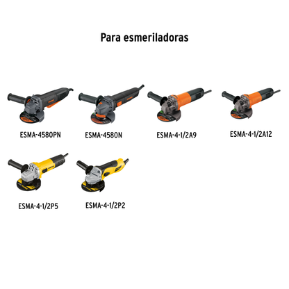 Interruptor de repuesto para esmeriladoras compatible con modelos ESMA-4580N ESMA-4-1/2A9 ESMA-4-1/2A12 ESMA-4-1/2P2 y ESMA-4-1/2P5