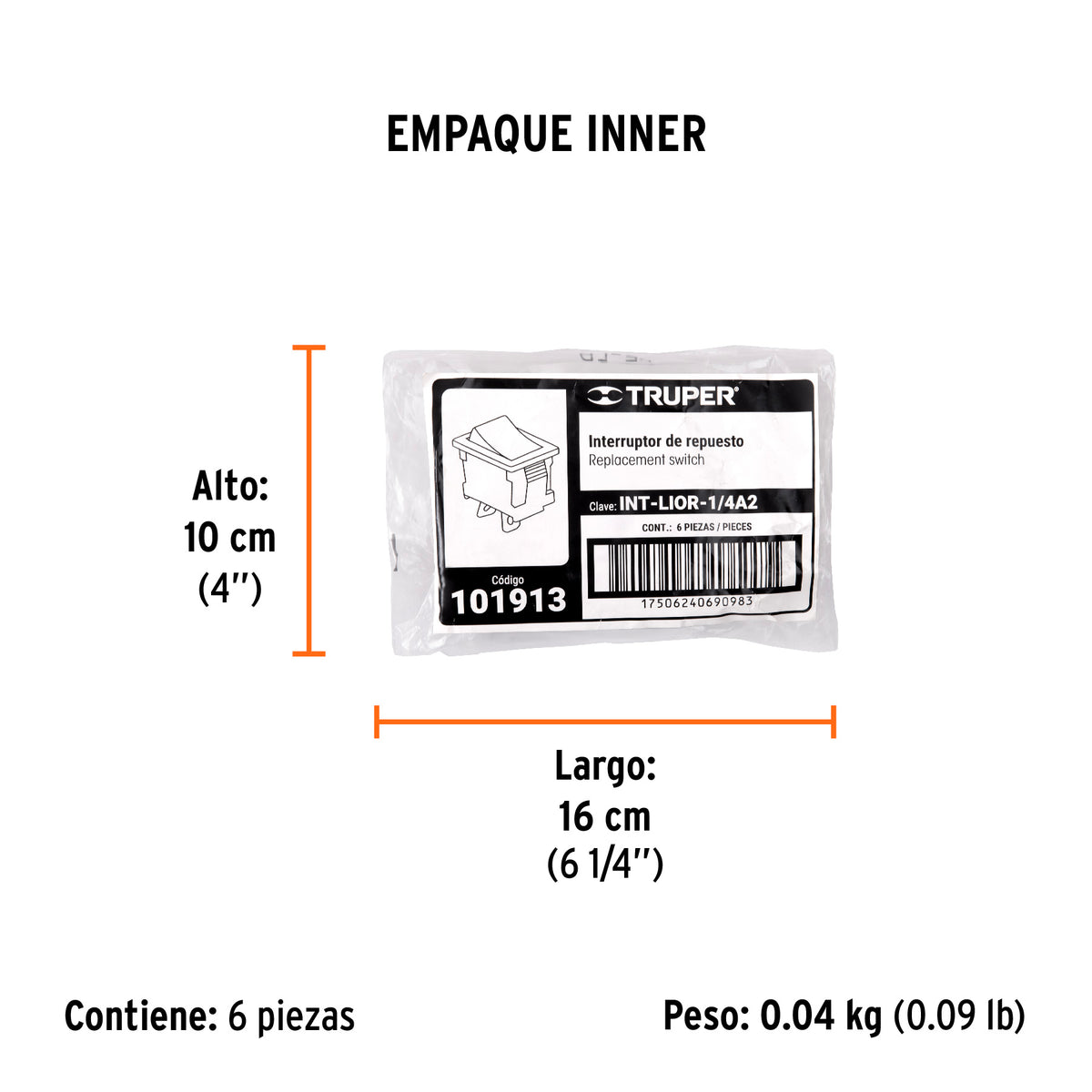 Interruptor para LIOR-1/4A2 - SKU 101913