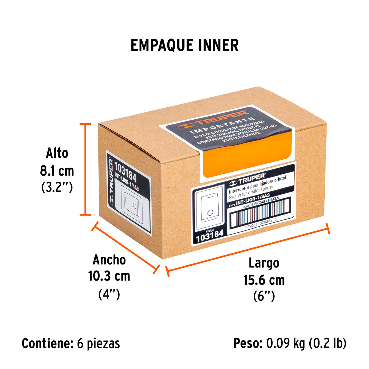 Interruptor de repuesto para LIOR-1/4A3 · vista 3