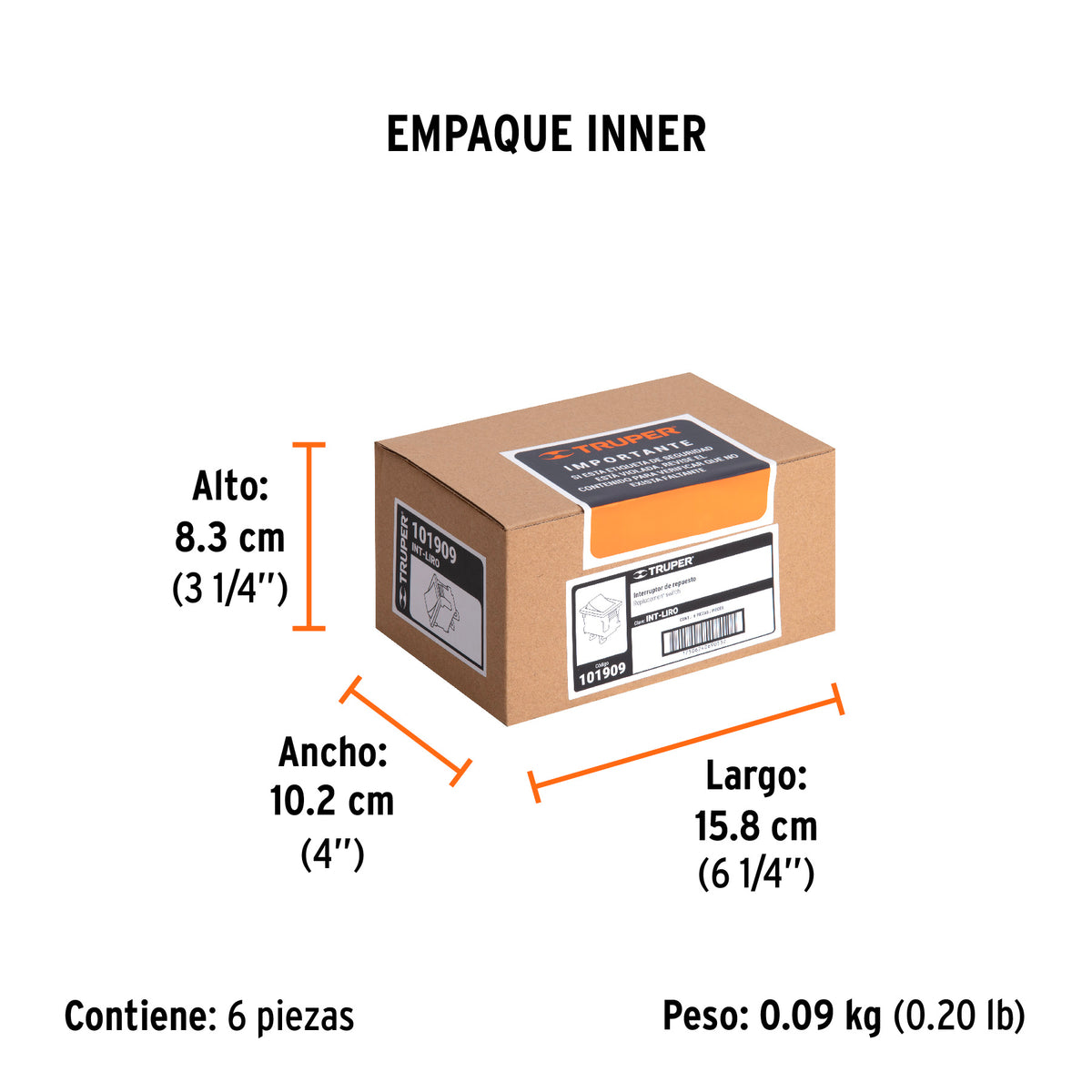 Interruptor para LIRO-5N y LIRO-5A - SKU 101909