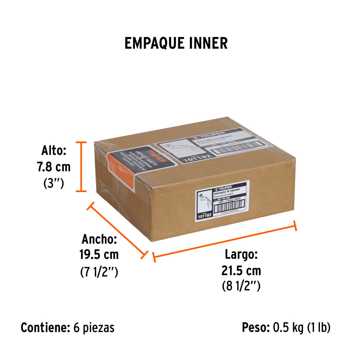 Interruptor para ROTI-20A y TALI-20A - SKU 101182