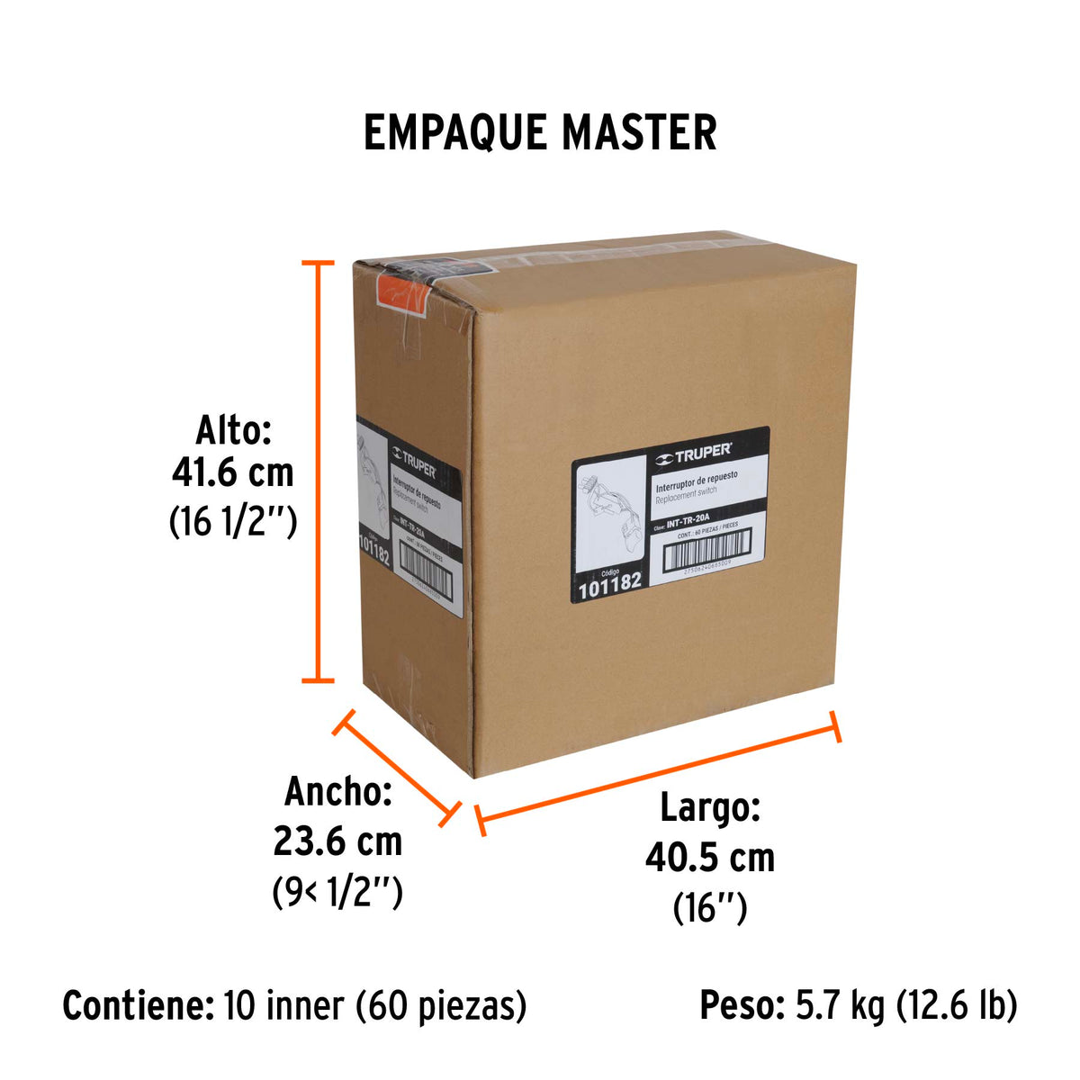 Interruptor para ROTI-20A y TALI-20A - SKU 101182