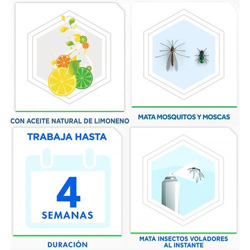 Insecticida Ultra Protect Mata Insectos Voladores en Aerosol 2 Unidades / 400 ml