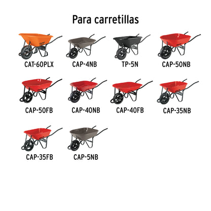 Chumaceras para carretillas de 1 llanta - SKU 11876