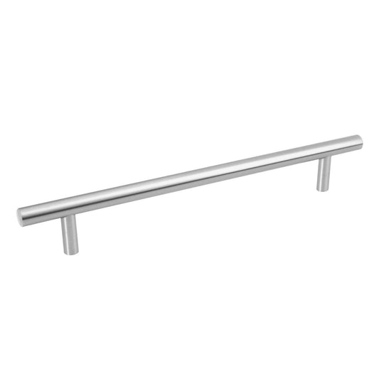 Jaladera 192mm línea Cilindro níquel
