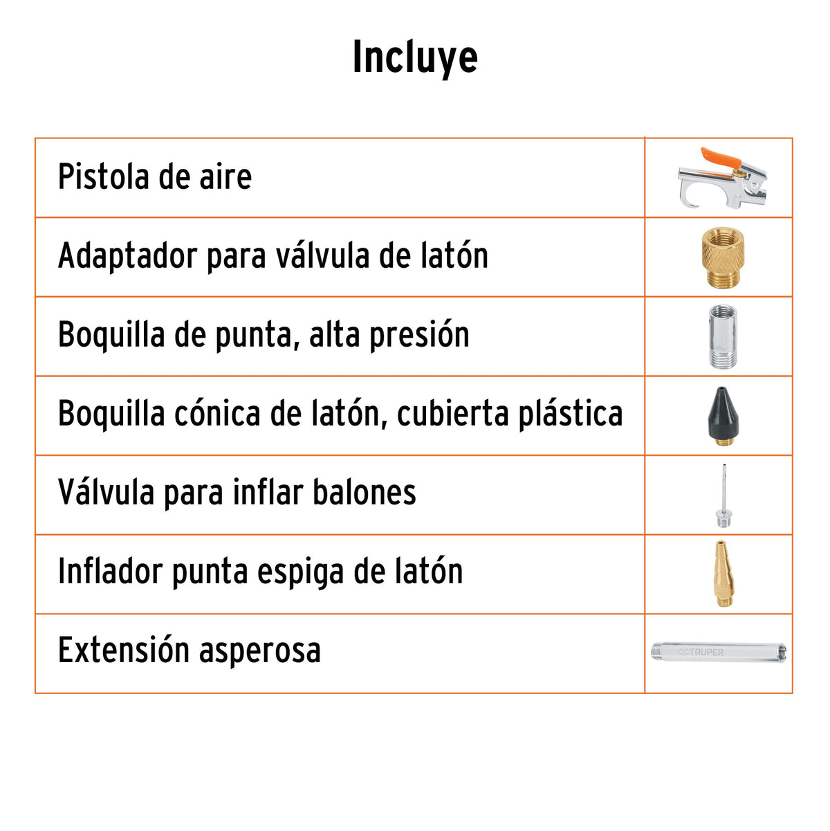 Juego pistola sopleteadora 2 boquillas 4 accesorios