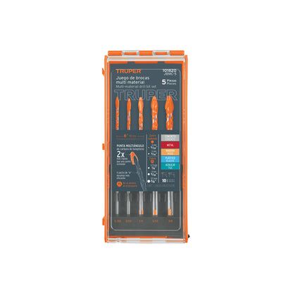 Juego de 5 brocas multimaterial
