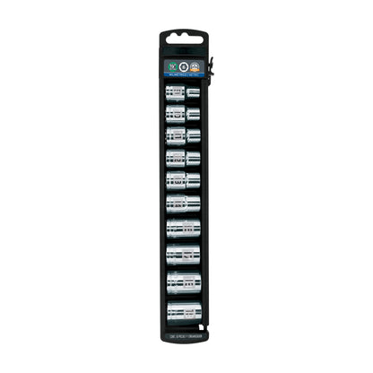 Juego 10 dados milimétricos cuadro 1/2pulg