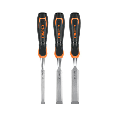 Juego 3 formones mango Comfort Grip