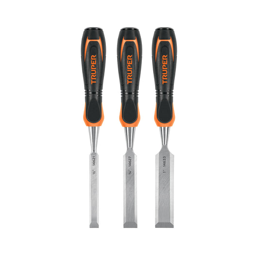 Juego 3 formones mango Comfort Grip