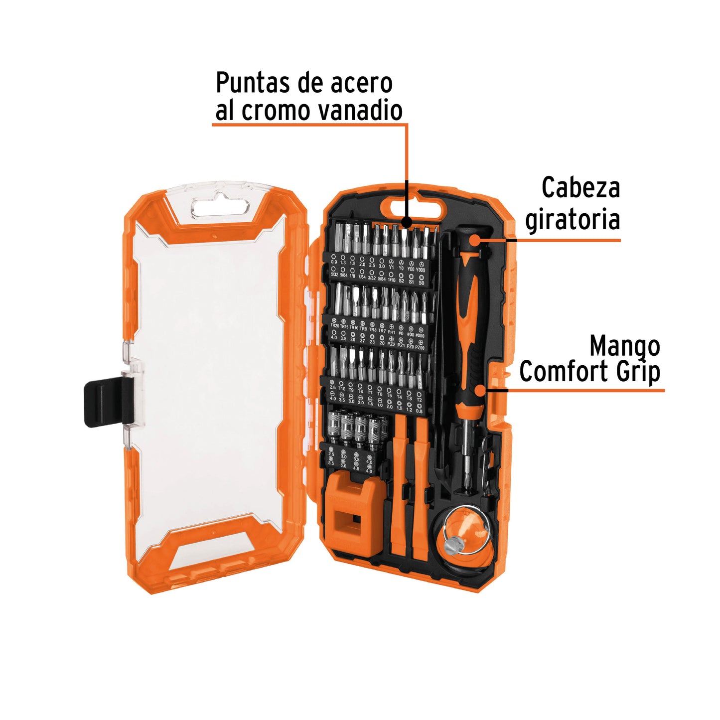 Juego de 77 piezas para reparación de electrónica